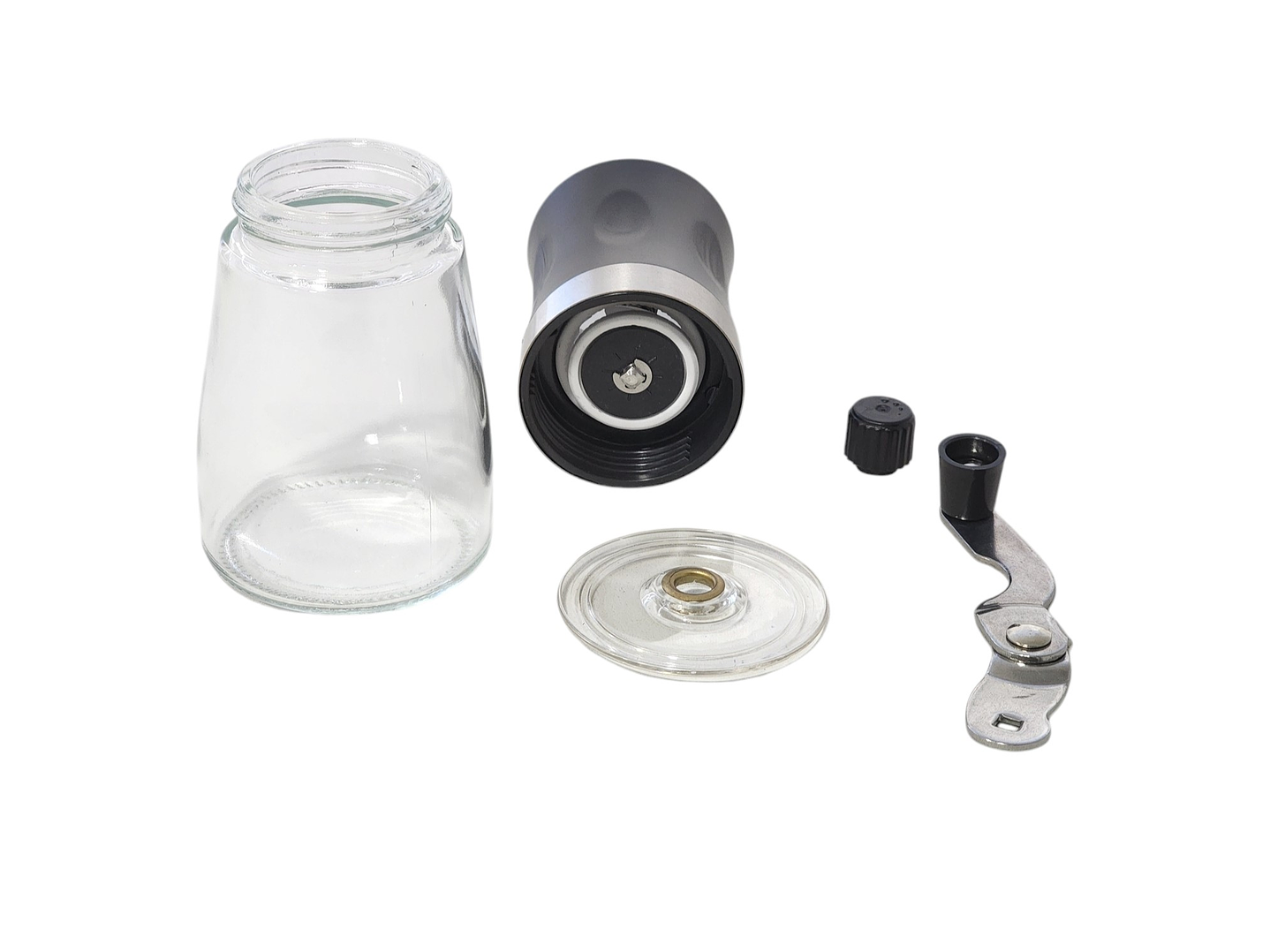 Molinillo de Café Manual Moledor De Granos Vidrio 14295 5