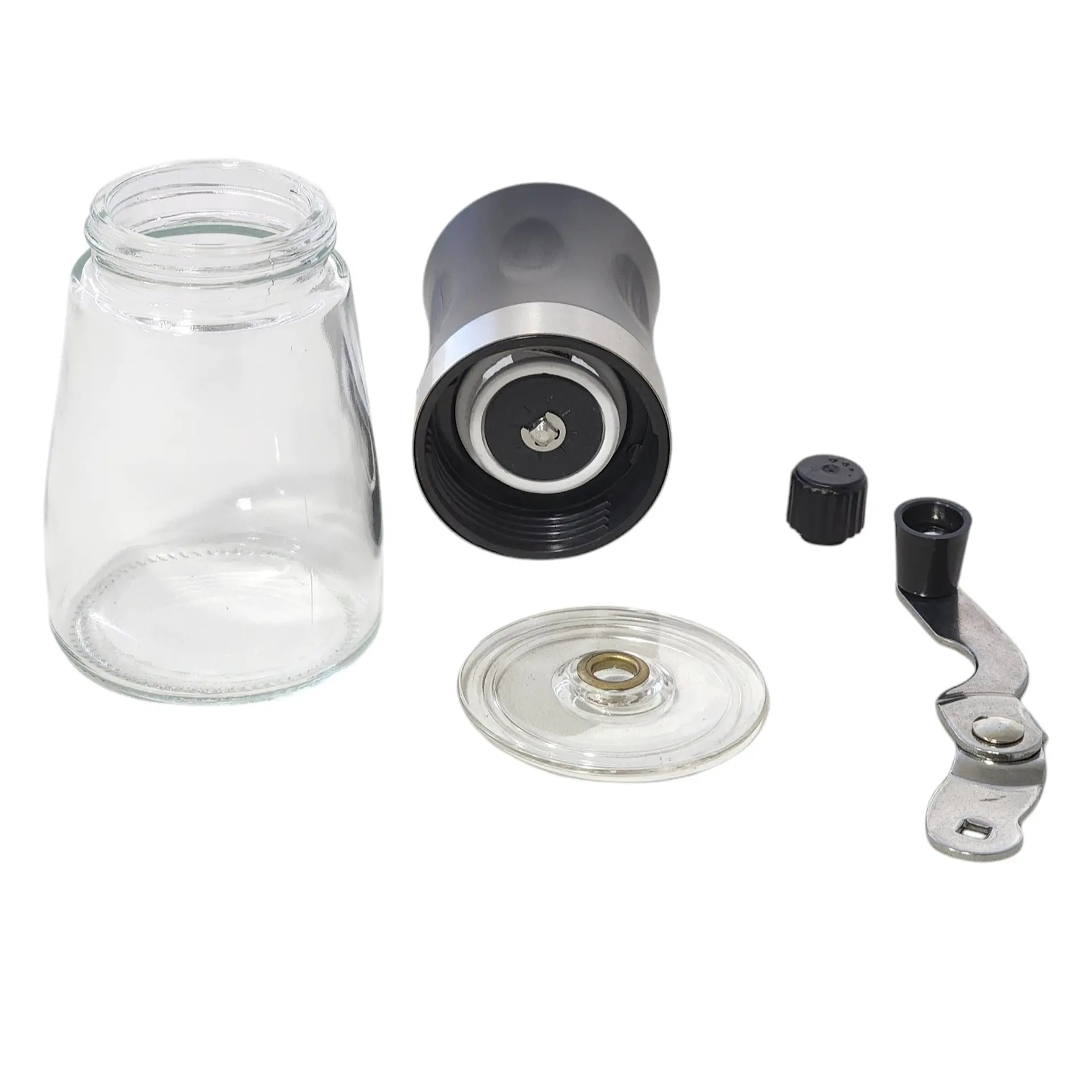 Molinillo de Café Manual Moledor De Granos Vidrio 14295 5
