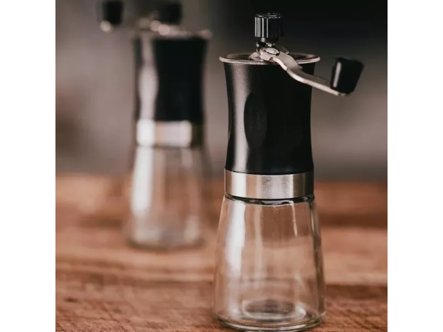 Molinillo de Café Manual Moledor De Granos Vidrio 14295 7