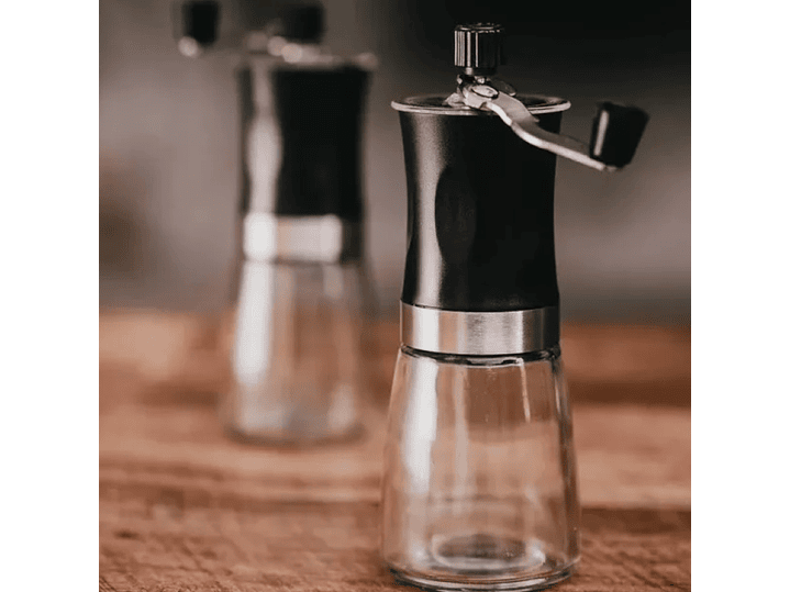 Molinillo de Café Manual Moledor De Granos Vidrio 14295 7