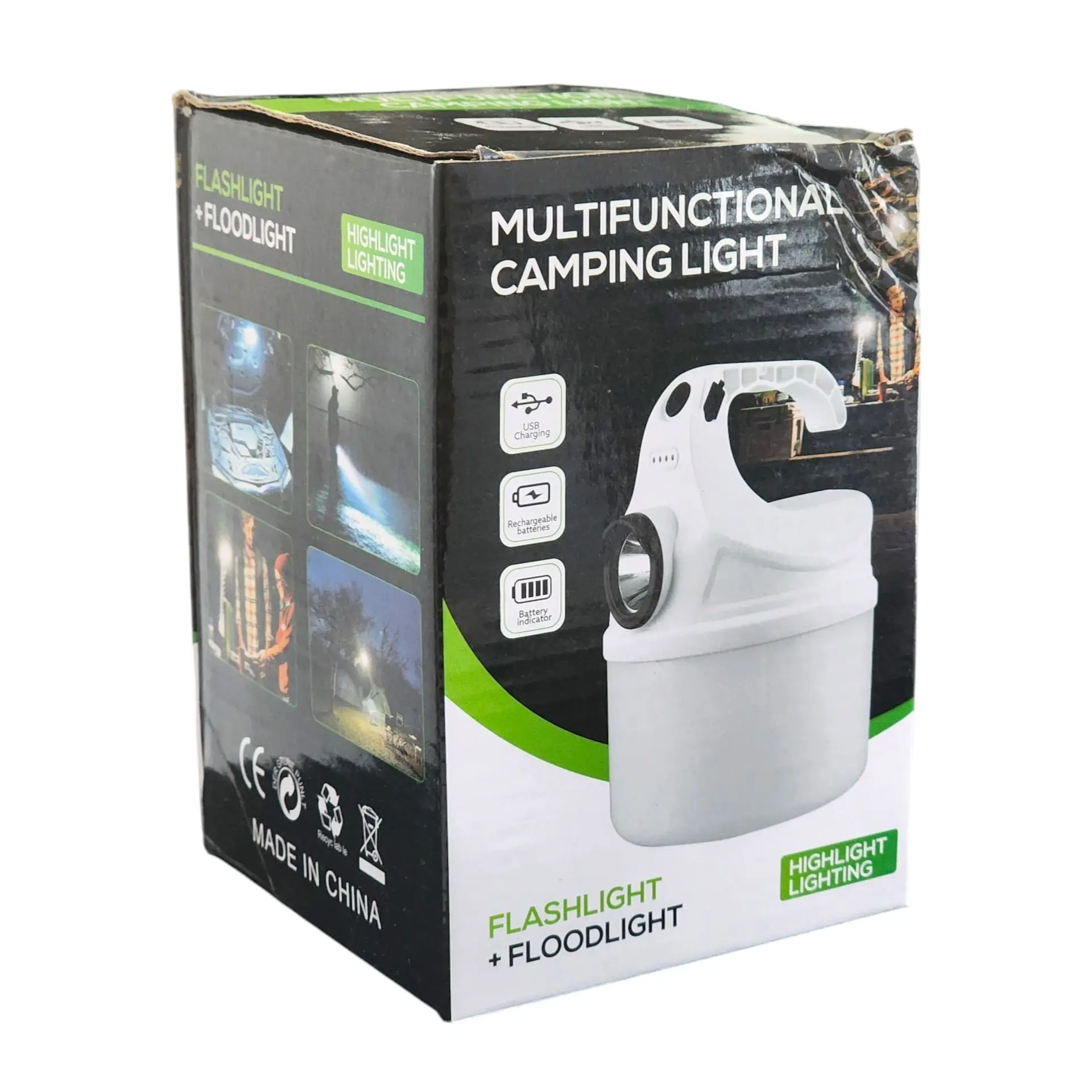 Linterna 2 en 1 Frontal y Farol con Carga USB 15356 8