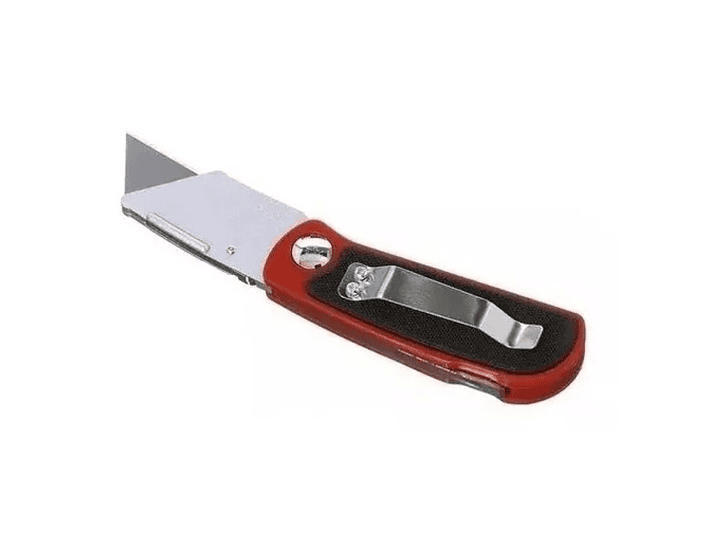 Corta Cartón Cutter Plegable con 6 Hojas de Repuesto 00092 6