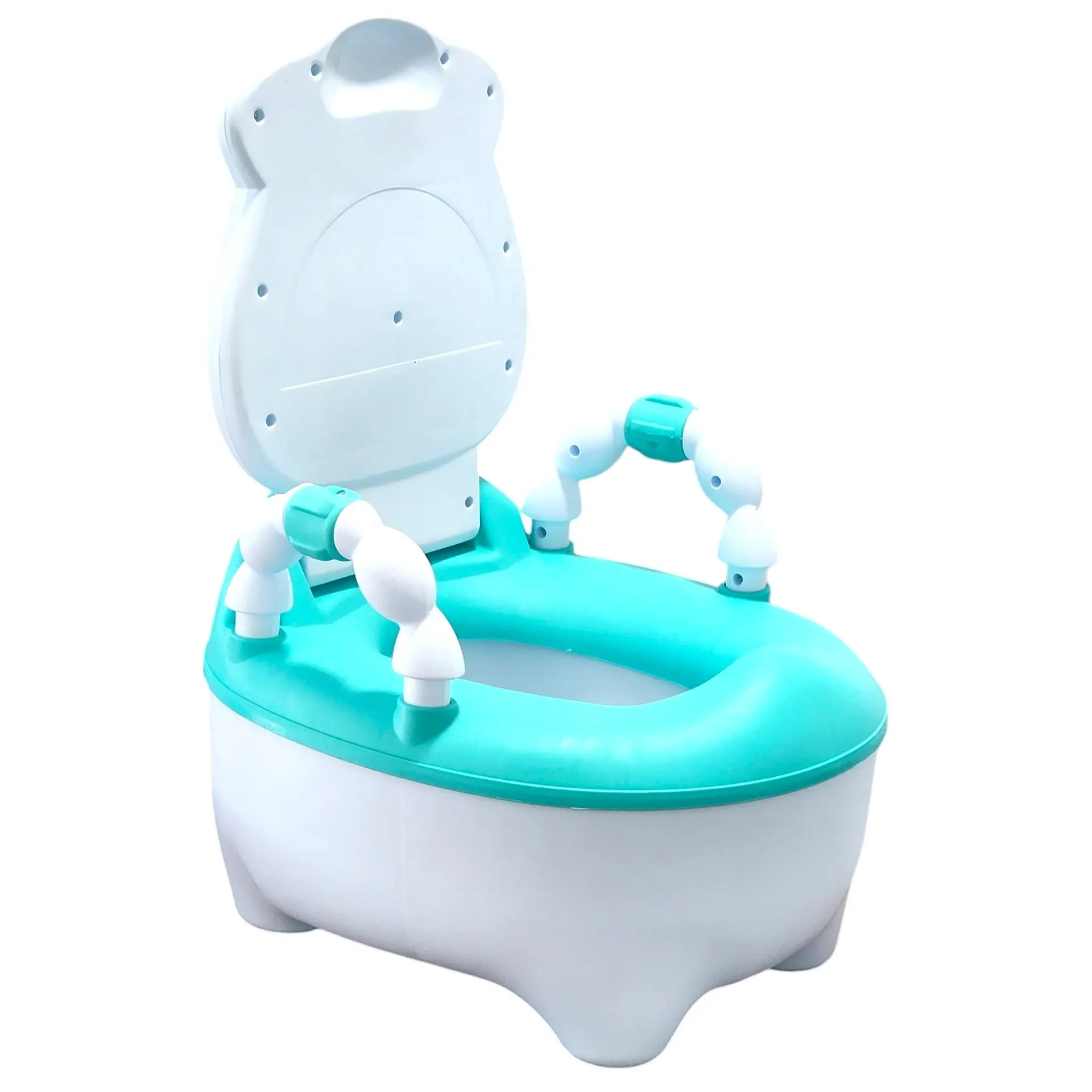 Pelela Bacinica Baño Infantil Para Niños Vaquita Verde 5