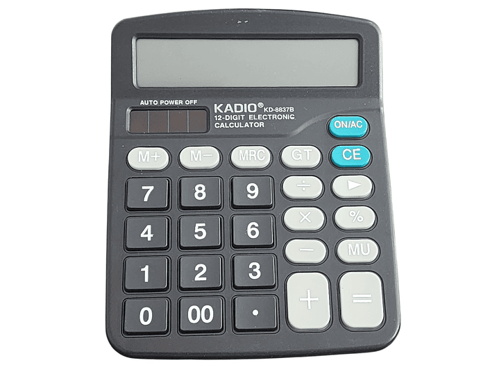 Calculadora Kadio KD-8837B de 12 Dígitos 11035 1