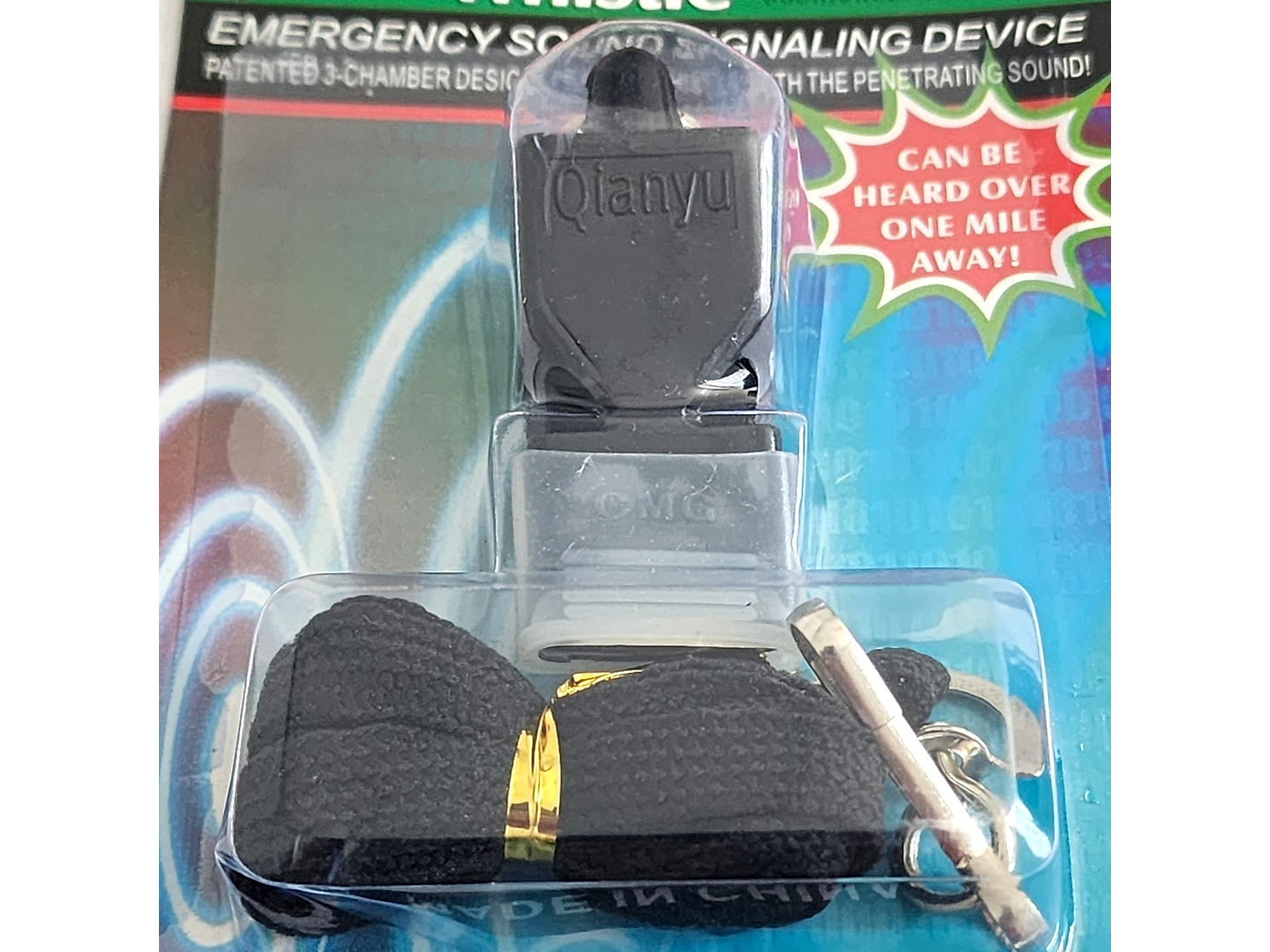 Silbato con Cordón para Deportes o Equipos de Rescate 11105 2