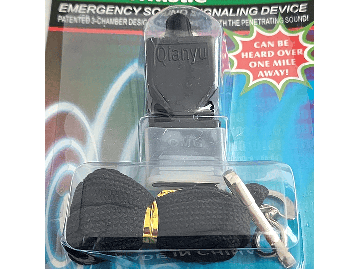 Silbato con Cordón para Deportes o Equipos de Rescate 11105 2