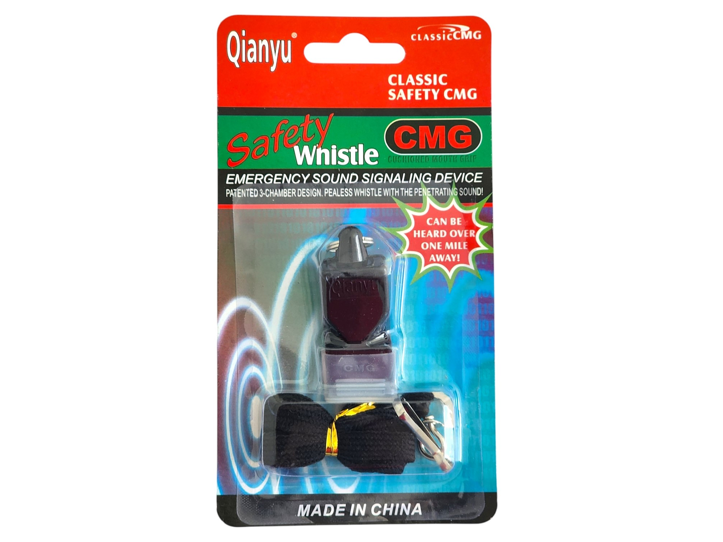 Silbato con Cordón para Deportes o Equipos de Rescate 11105 3