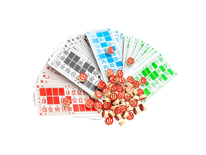 Juego de Bingo Lotería Cartón y Madera 12053 2