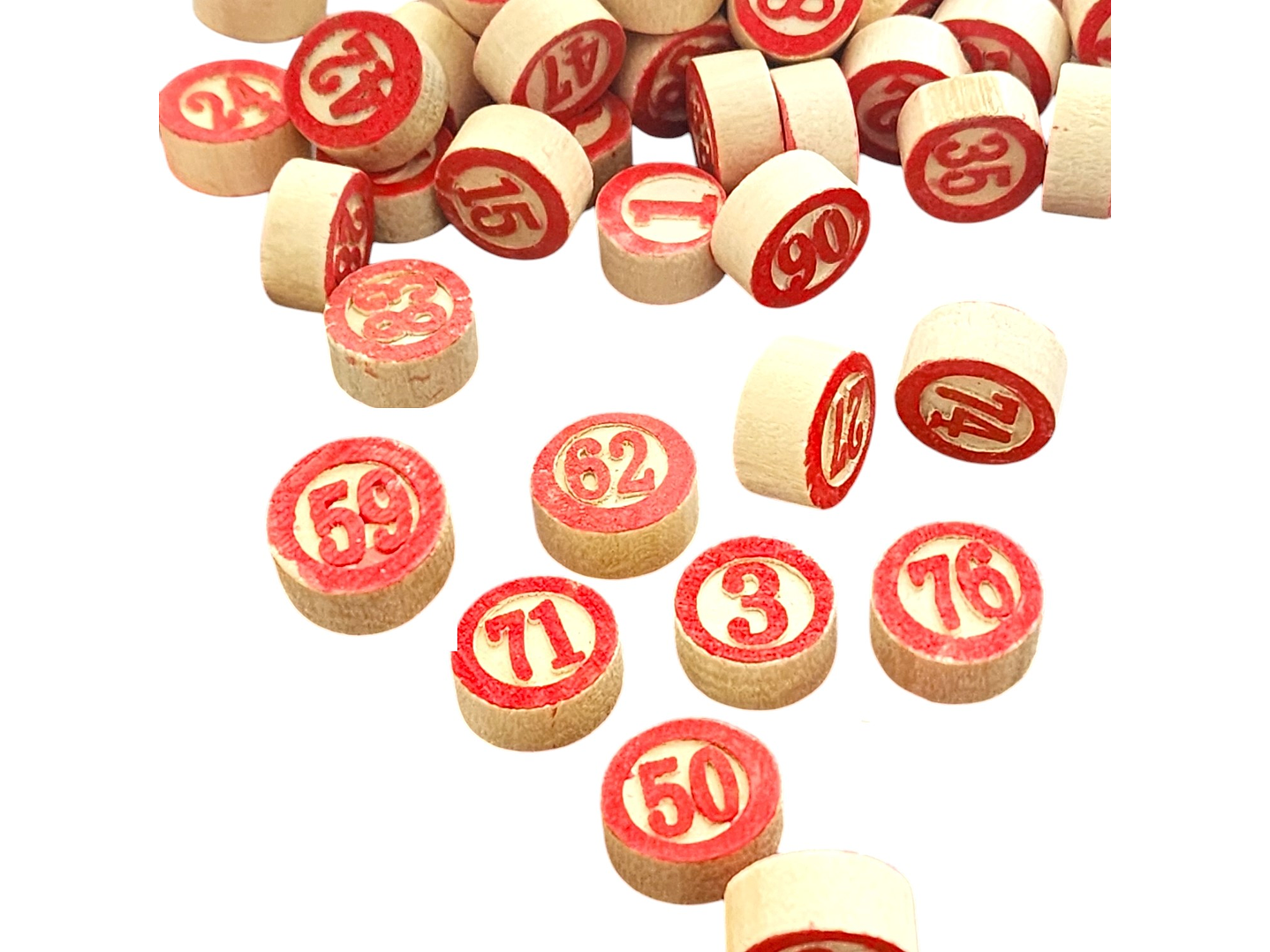 Juego de Bingo Lotería Cartón y Madera 12053 5