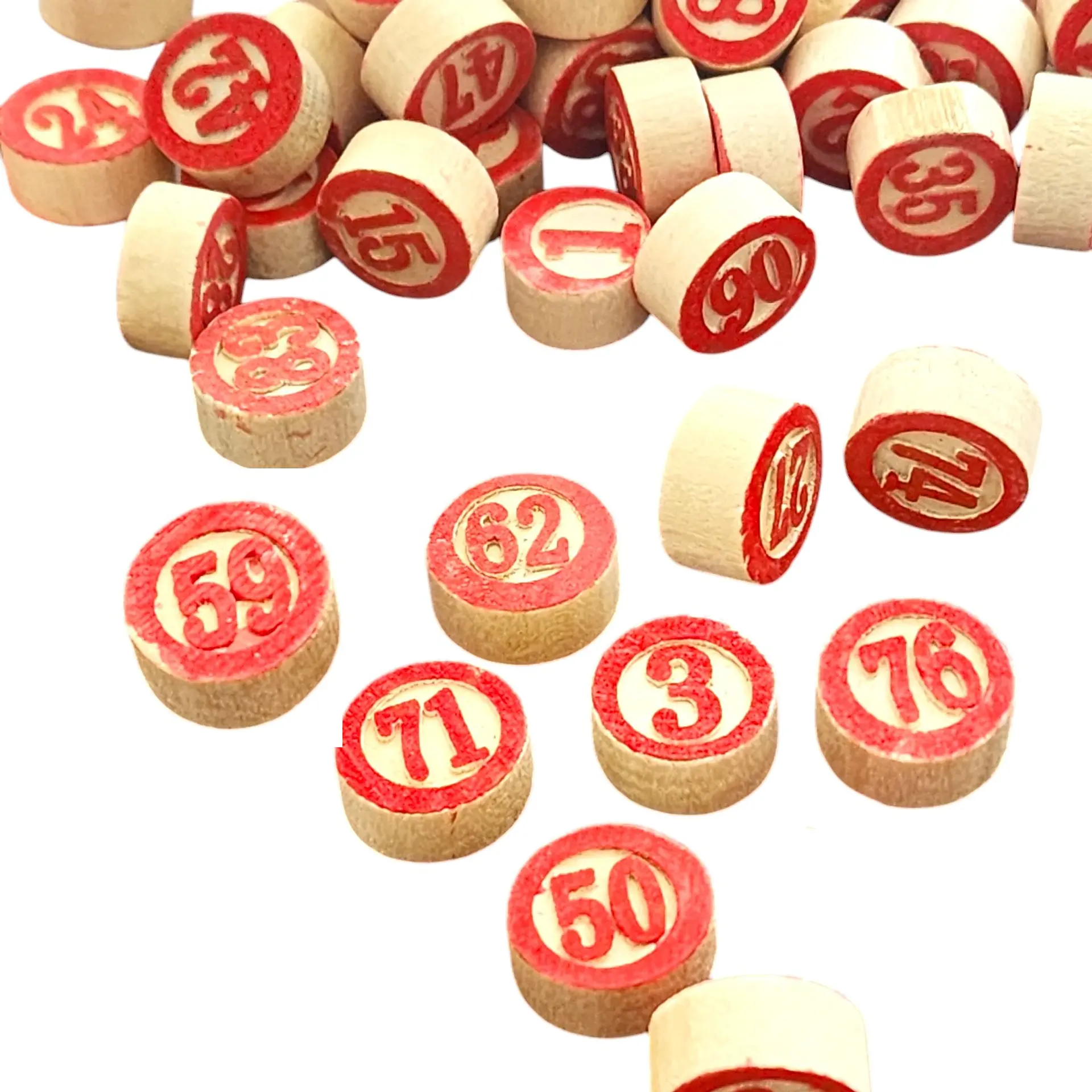 Juego de Bingo Lotería Cartón y Madera 12053 5