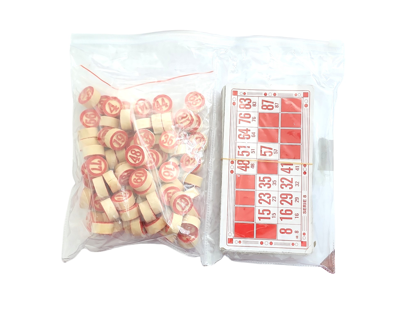 Juego de Bingo Lotería Cartón y Madera 12053 6