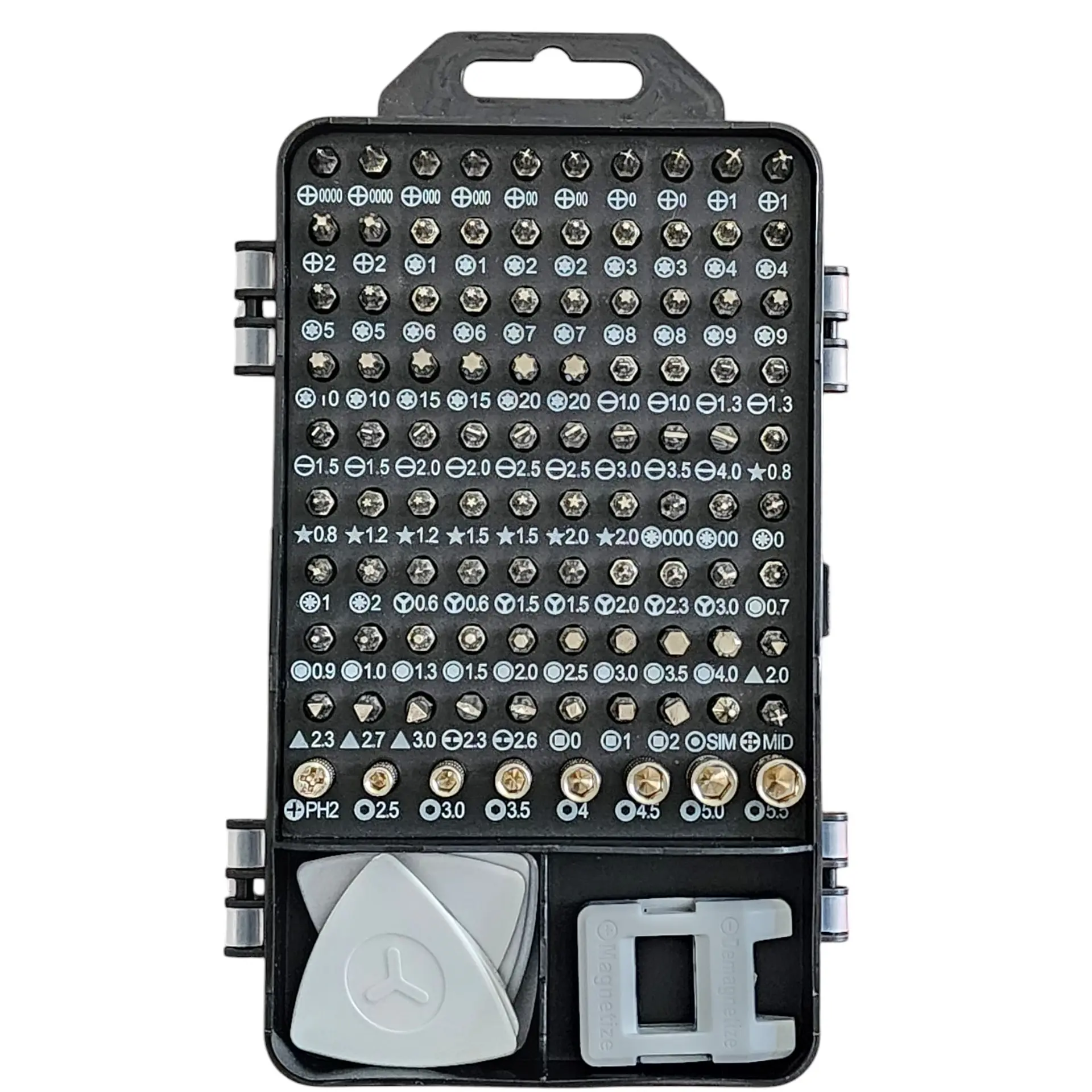 Kit 115 herramientas Destornilladores Precisión 13101 3