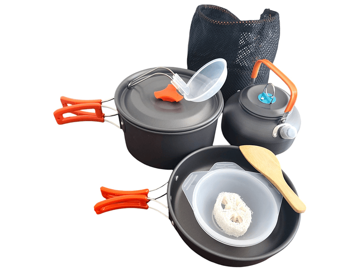 Set Ollas Outdoor Camping Cocinilla Utensilios DS-308 13274 4
