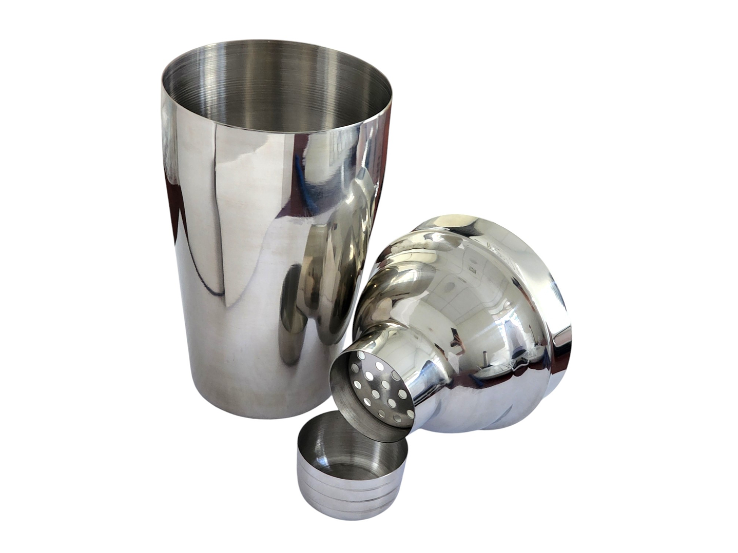 Coctelera Acero Inoxidable 500 Ml Filtro Tapa Baja 14245 2