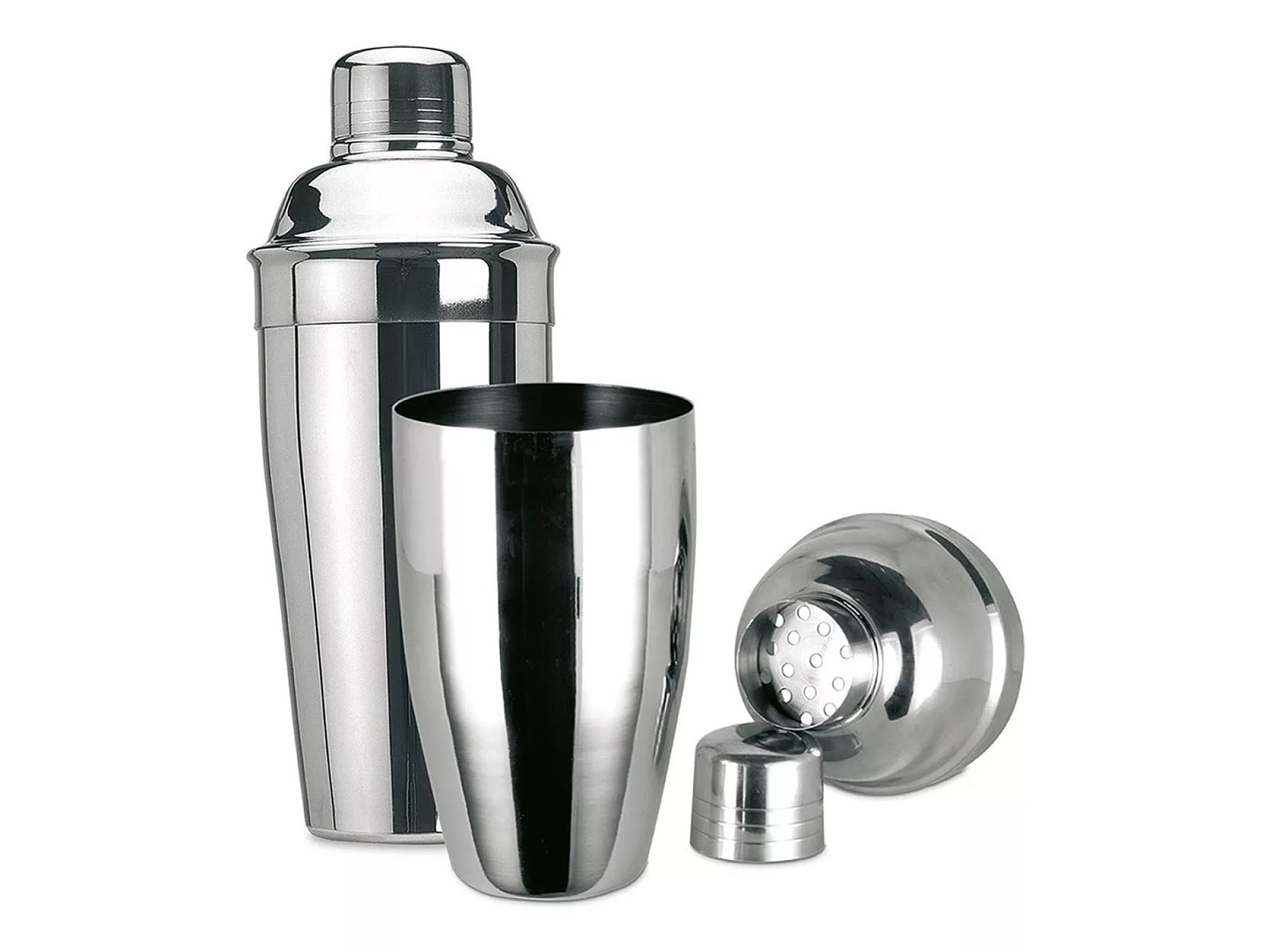 Coctelera Acero Inoxidable 500 Ml Filtro Tapa Baja 14245 4