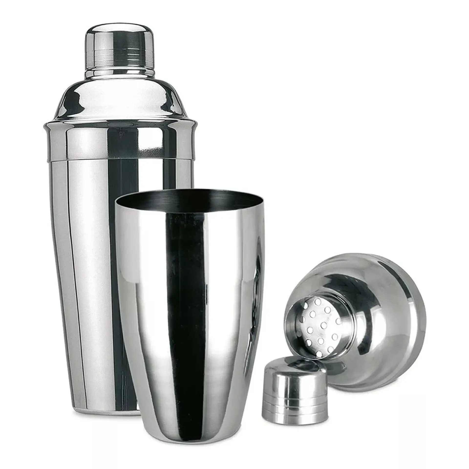 Coctelera Acero Inoxidable 500 Ml Filtro Tapa Baja 14245 4