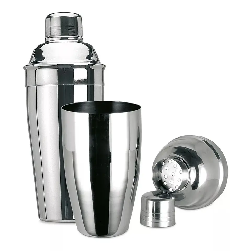 Coctelera Acero Inoxidable 500 Ml Filtro Tapa Baja 14245 4