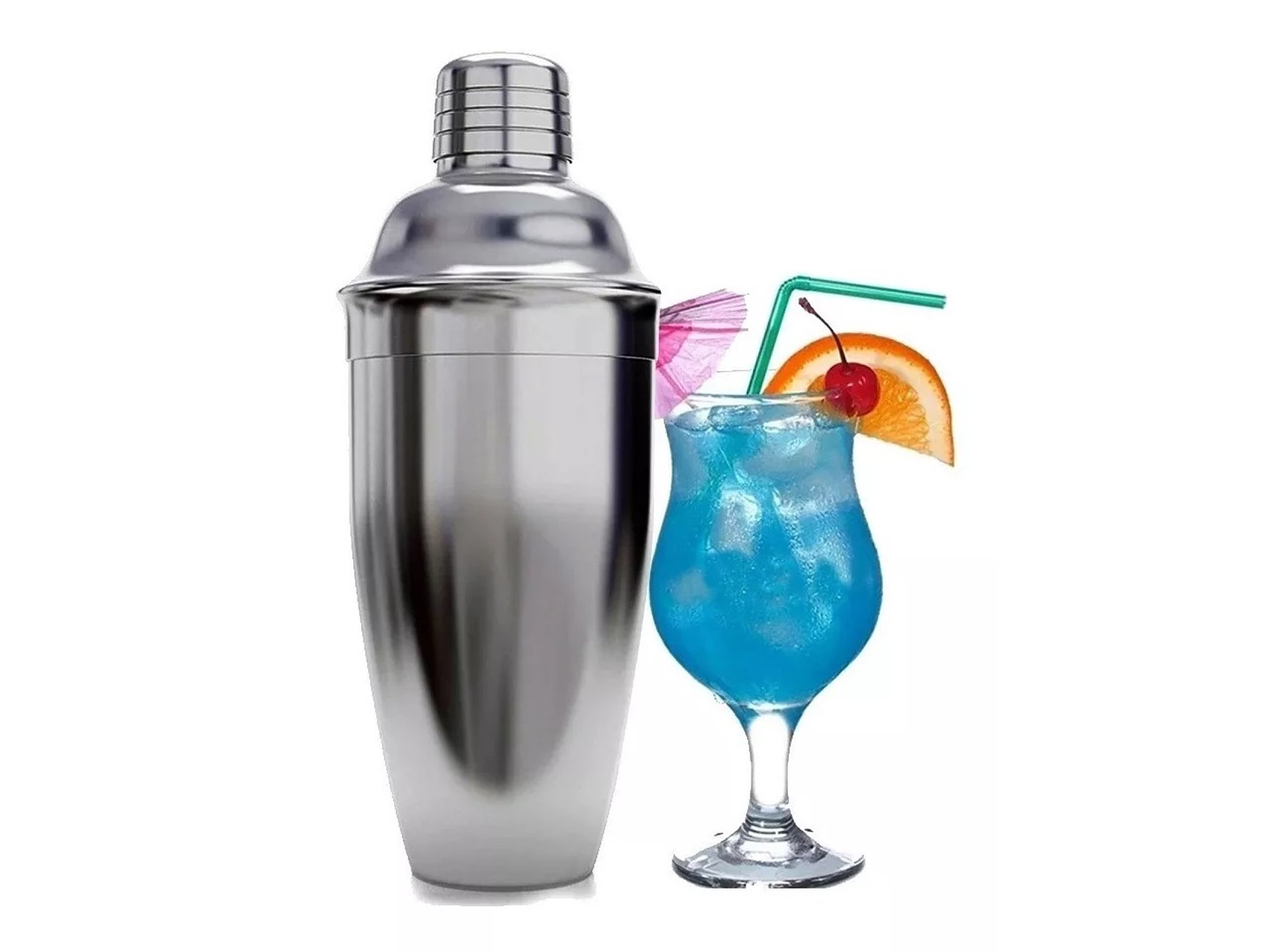 Coctelera Acero Inoxidable 500 Ml Filtro Tapa Baja 14245 5