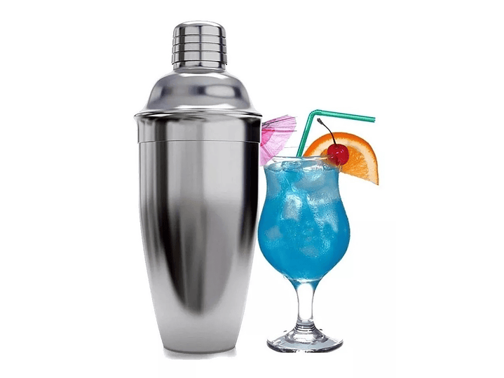 Coctelera Acero Inoxidable 500 Ml Filtro Tapa Baja 14245 5