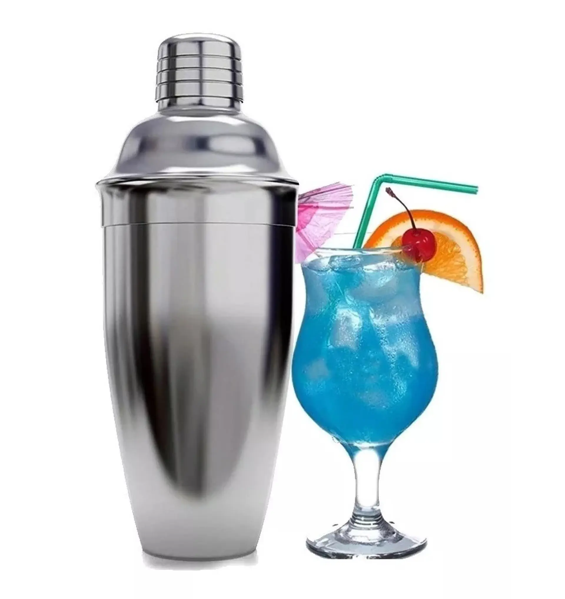Coctelera Acero Inoxidable 500 Ml Filtro Tapa Baja 14245 5