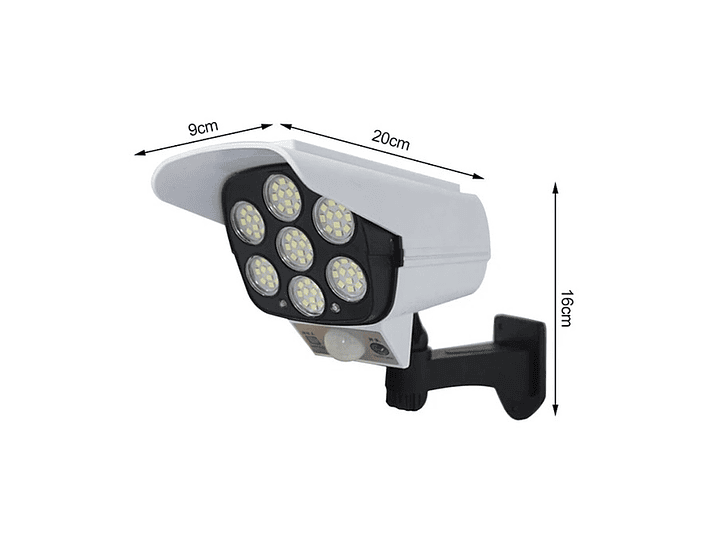 Foco Solar Led Con Sensor de Movimiento Tipo Cámara 15448 4