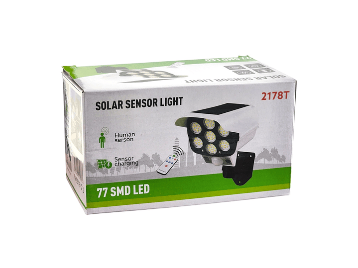 Foco Solar Led Con Sensor de Movimiento Tipo Cámara 15448 5