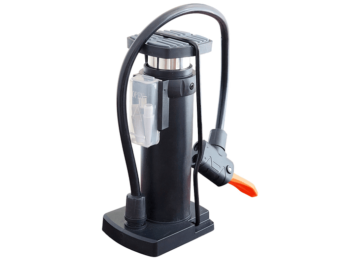 Inflador de Aire Bombín de Pie Pedal + Agujas 18187 2