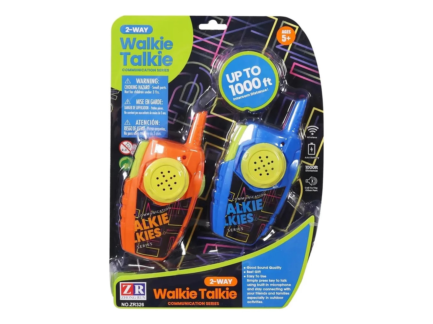 Kit 2 Walkie Talkie 300m para Niños 55265 1