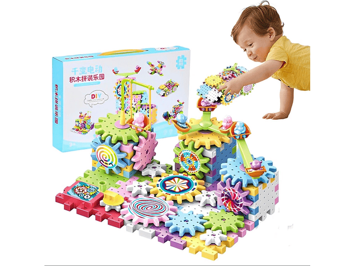 Bloques De Construcción De Engranaje Eléctrico Niños 55436 2
