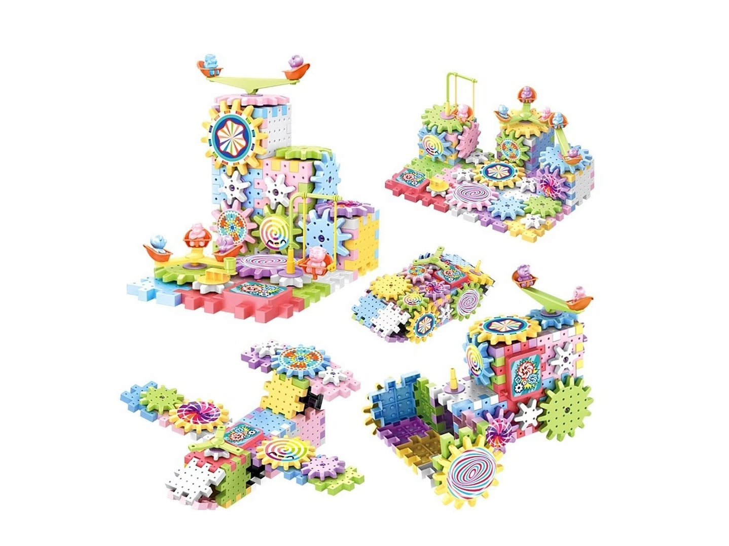 Bloques De Construcción De Engranaje Eléctrico Niños 55436 3