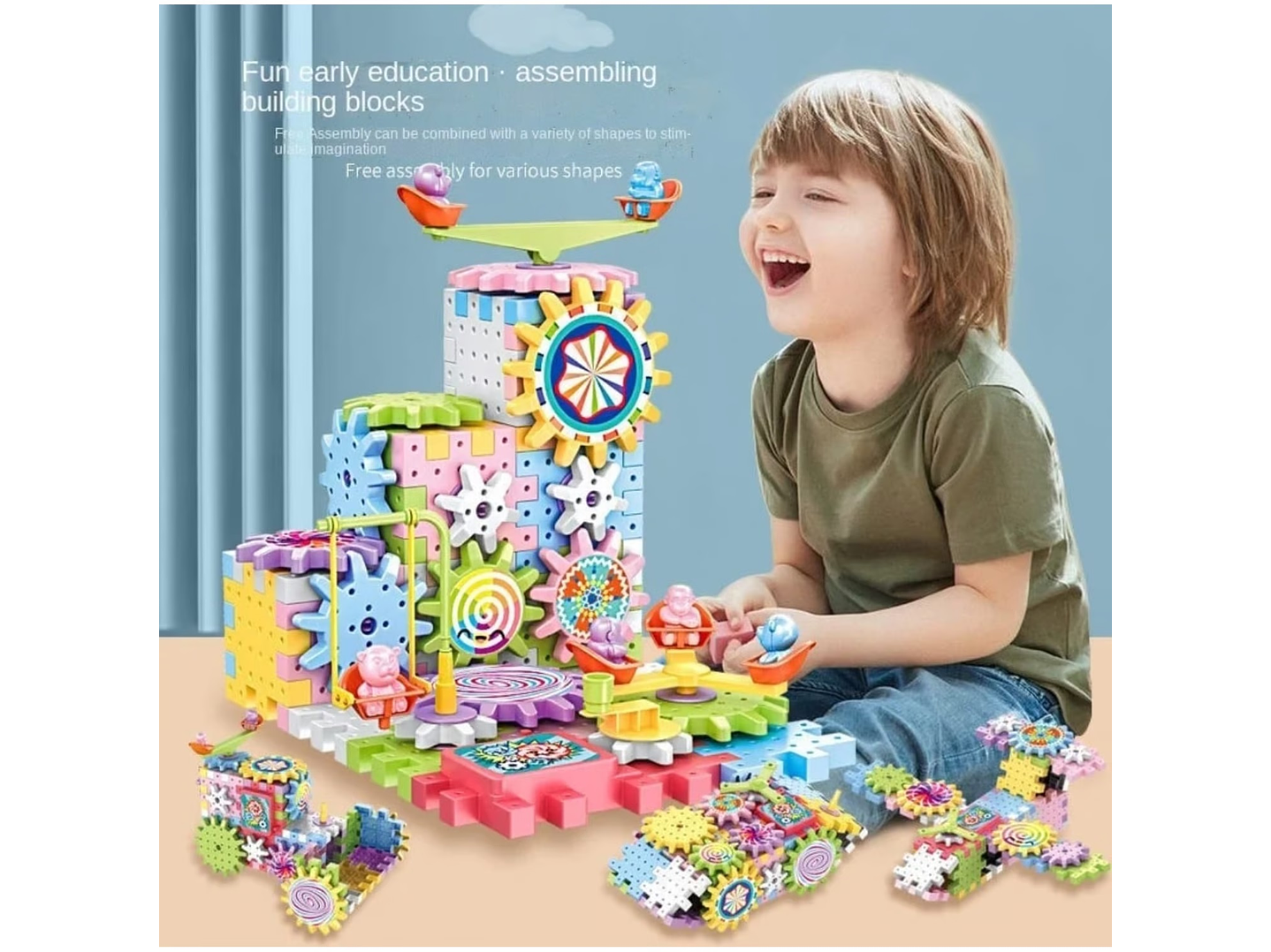 Bloques De Construcción De Engranaje Eléctrico Niños 55436 4