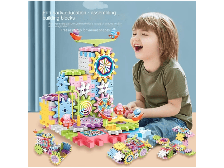Bloques De Construcción De Engranaje Eléctrico Niños 55436 4