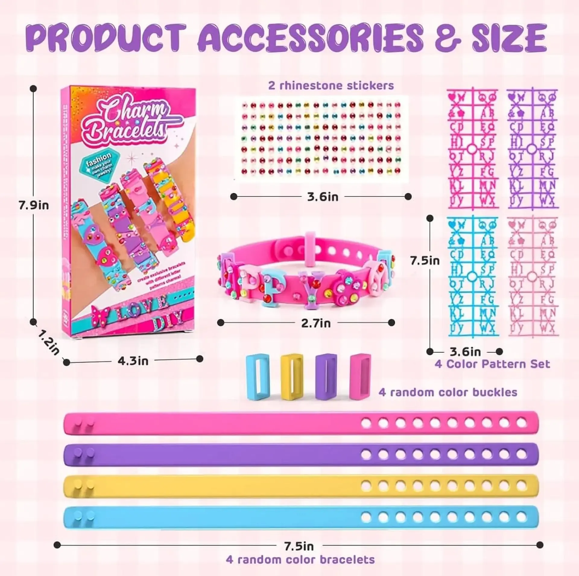 Kit de Pulseras Niña Armar y Decorar Con accesorios 55441 2