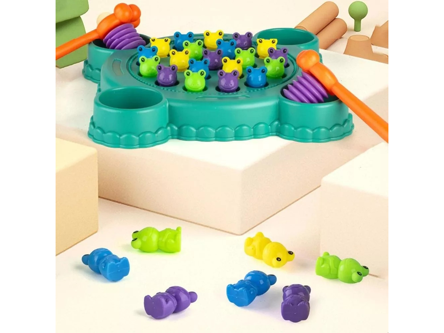 Juego De Mesa Interactivo Atrapa A Las Ranas 55499 3