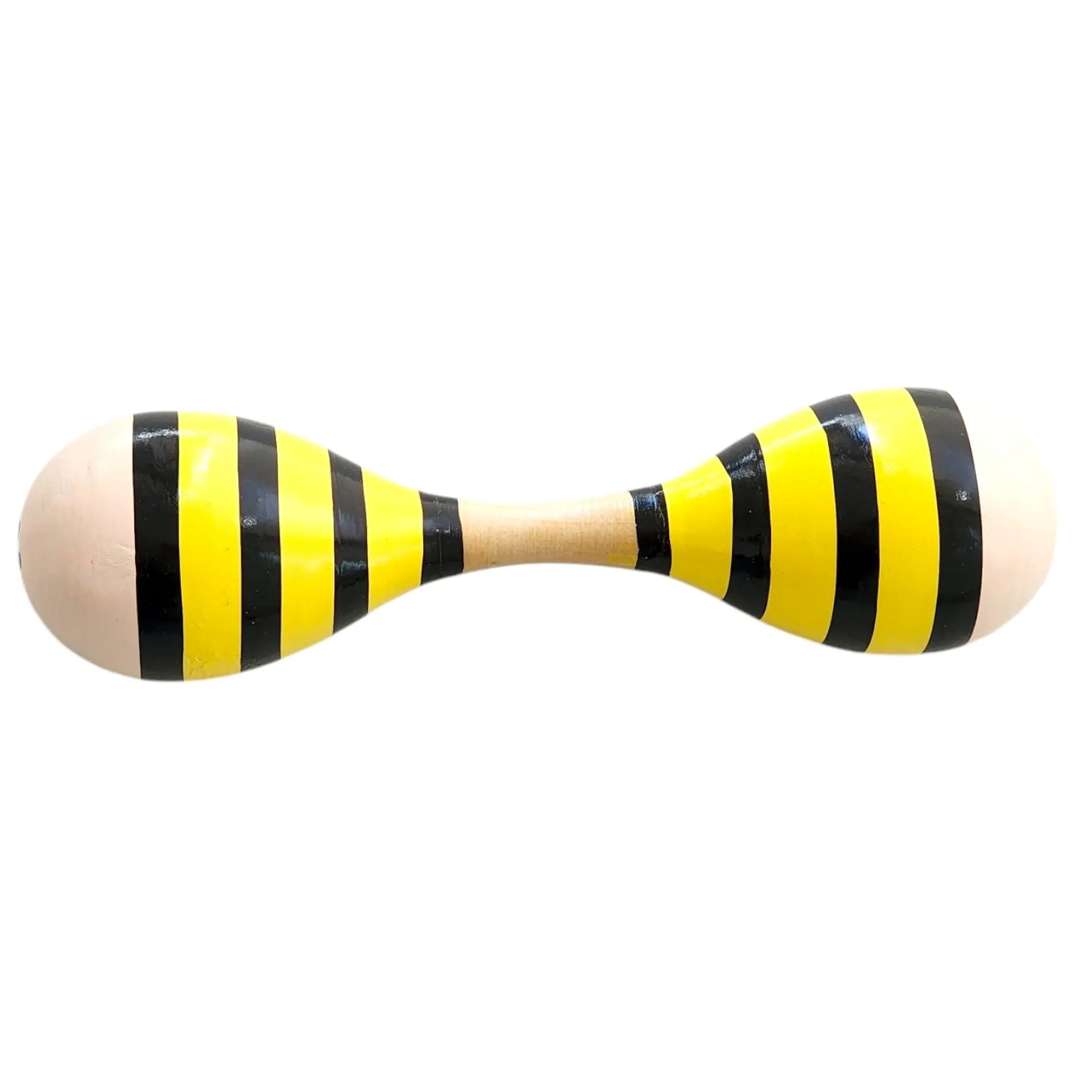Maraca Doble de Madera Sonajera Niños Abejita 55503 2