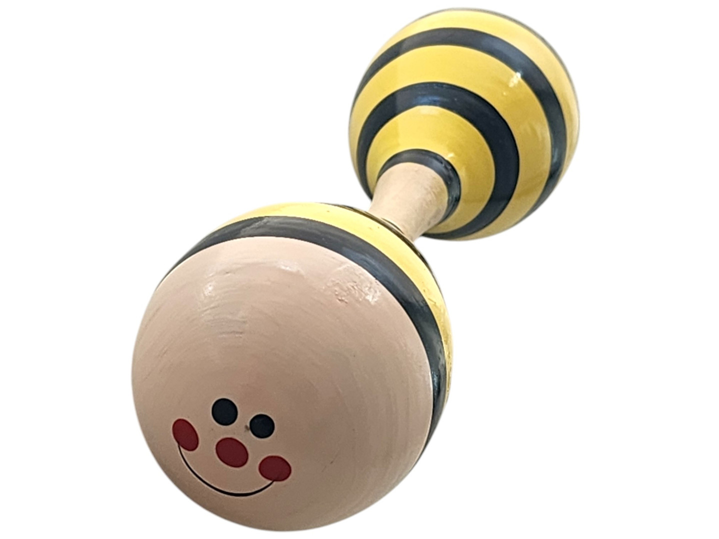 Maraca Doble de Madera Sonajera Niños Abejita 55503 3