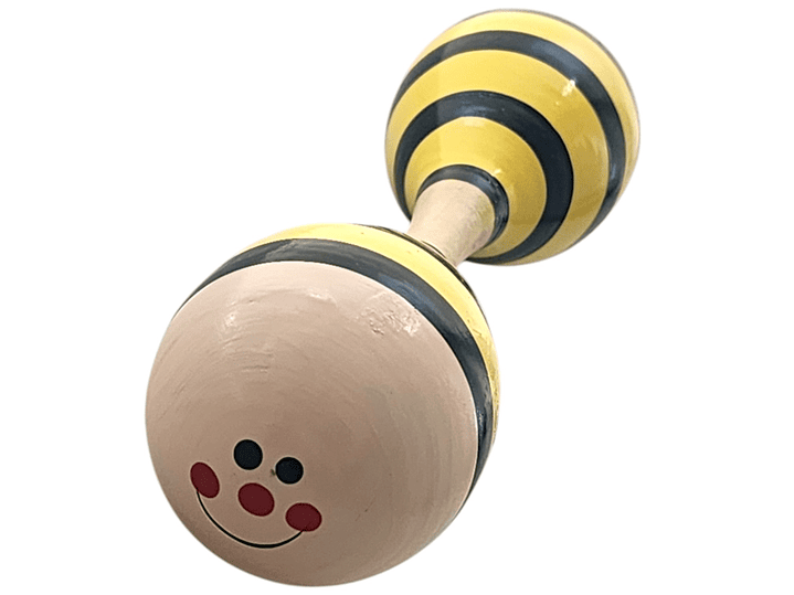 Maraca Doble de Madera Sonajera Niños Abejita 55503 3