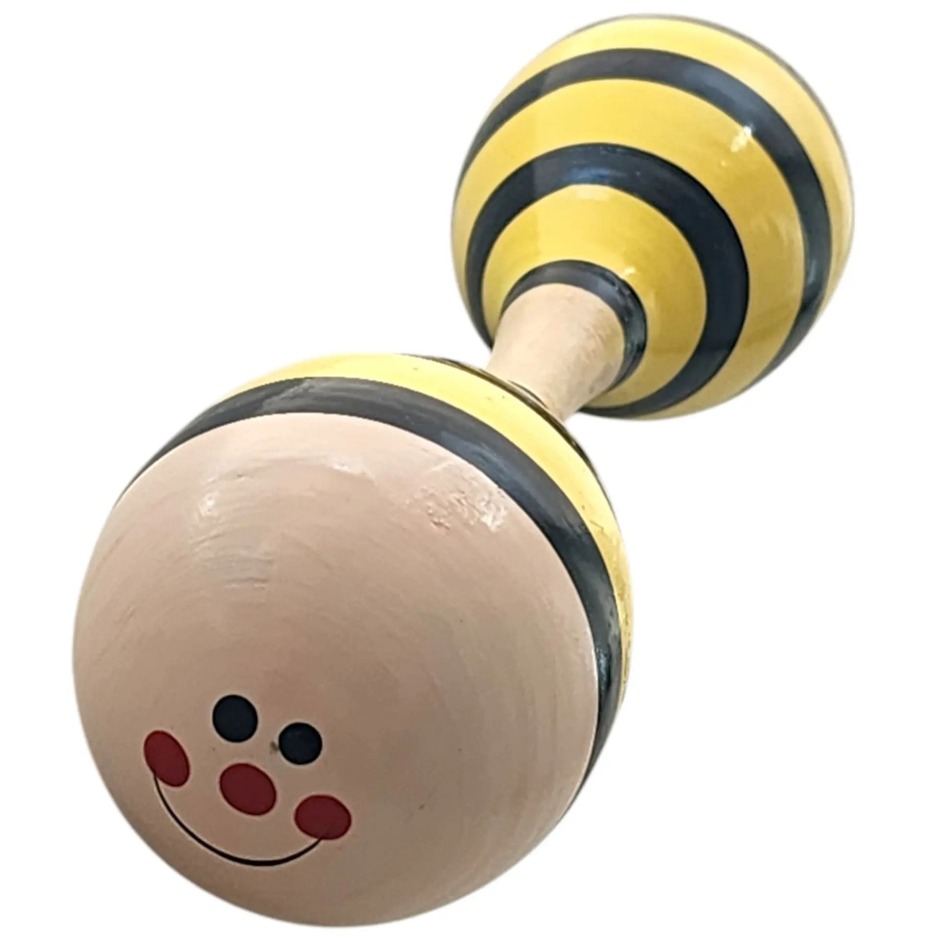 Maraca Doble de Madera Sonajera Niños Abejita 55503 3