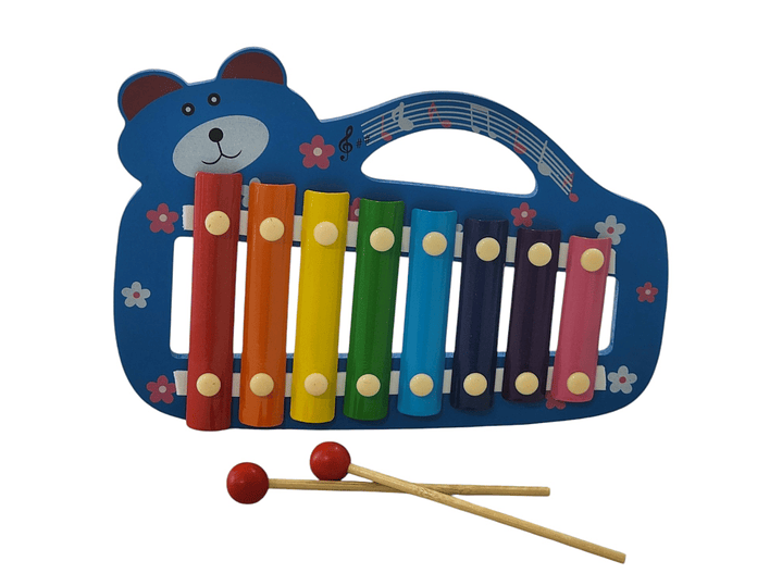 Xilófono Juguete Musical Infantil de Madera Colores 55504 1