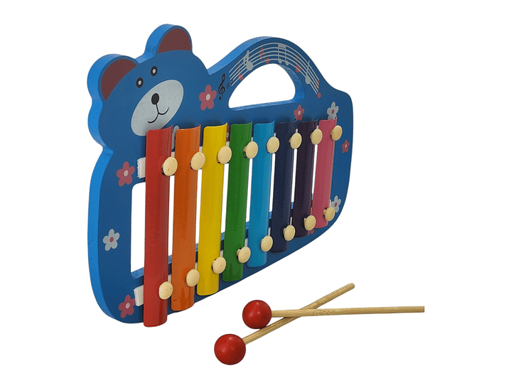 Xilófono Juguete Musical Infantil de Madera Colores 55504 2