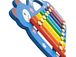 Xilófono Juguete Musical Infantil de Madera Colores 55504 - Miniatura 4