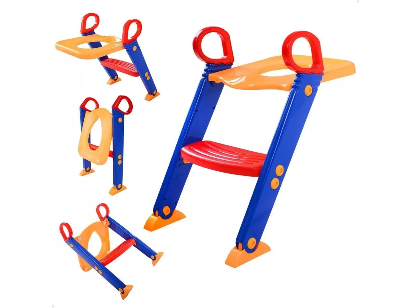 Adaptador Asiento Entrenador de Inodoro Niños con Escalera 2