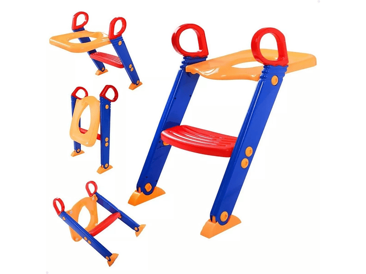 Adaptador Asiento Entrenador de Inodoro Niños con Escalera 2