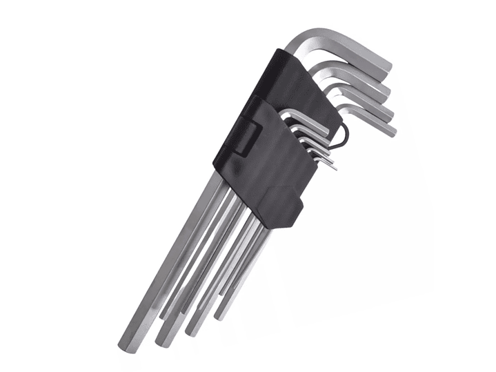 Kit Llaves Allen 9 Piezas Largas con Soporte 12879 1