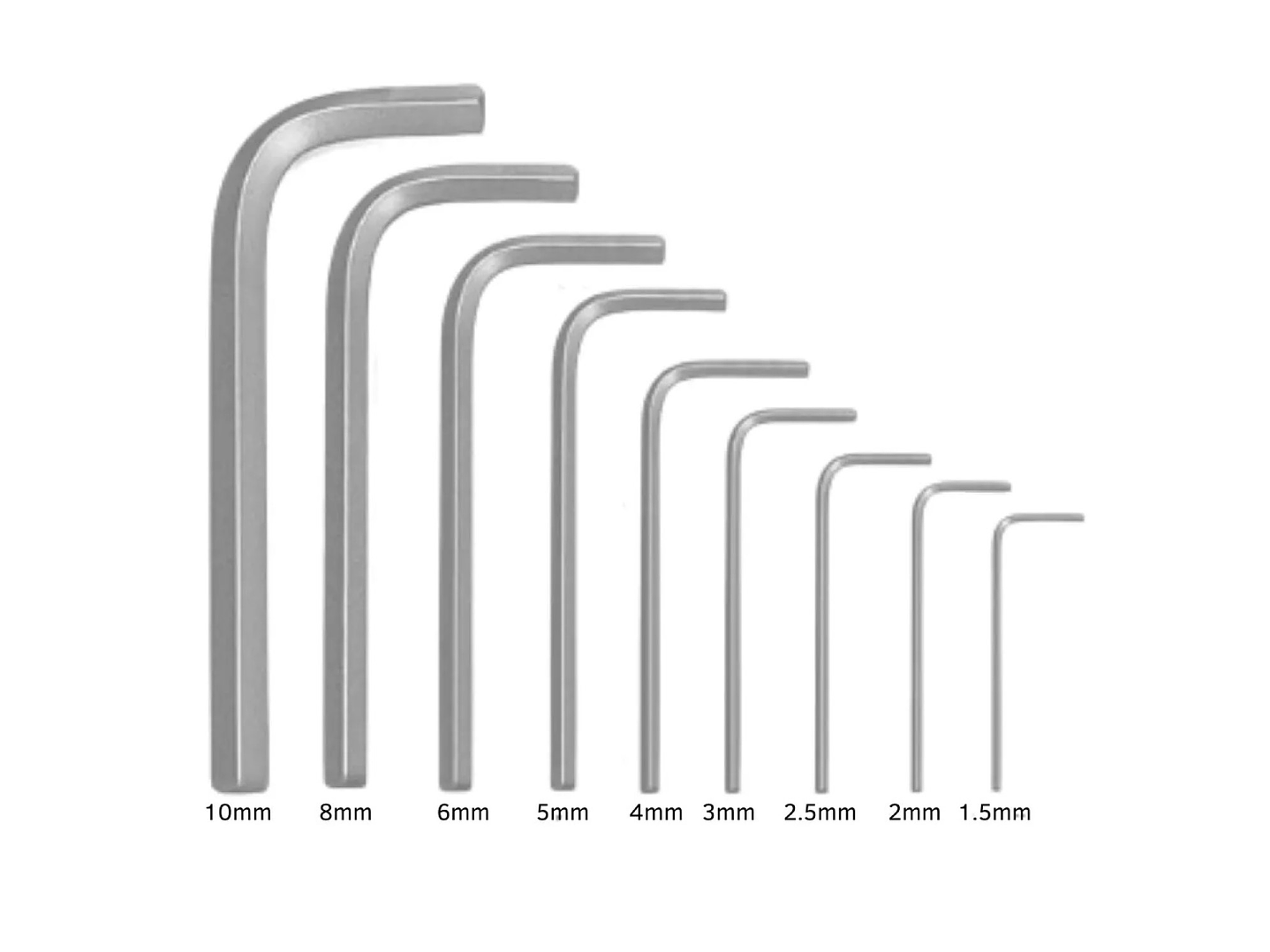 Kit Llaves Allen 9 Piezas Largas con Soporte 12879 3