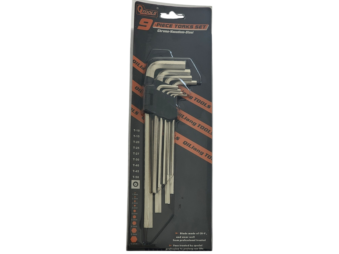 Kit Llaves Allen 9 Piezas Largas con Soporte 12879 6