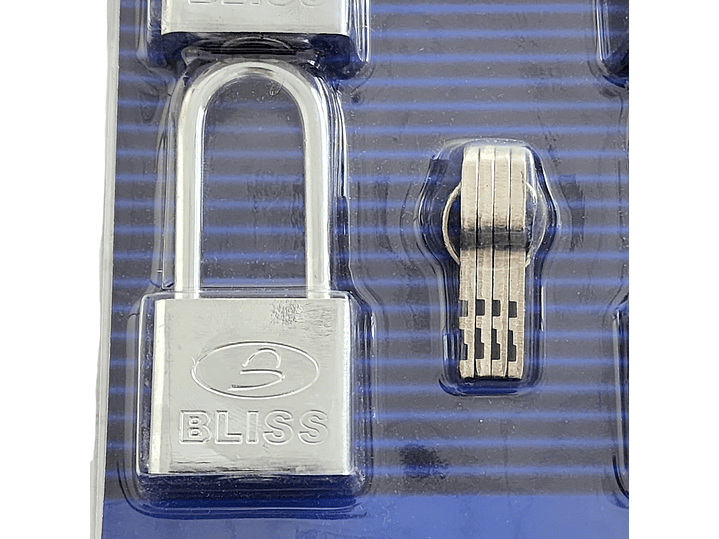 Pack 4 Candados de Seguridad 30mm Bliss 13345 3