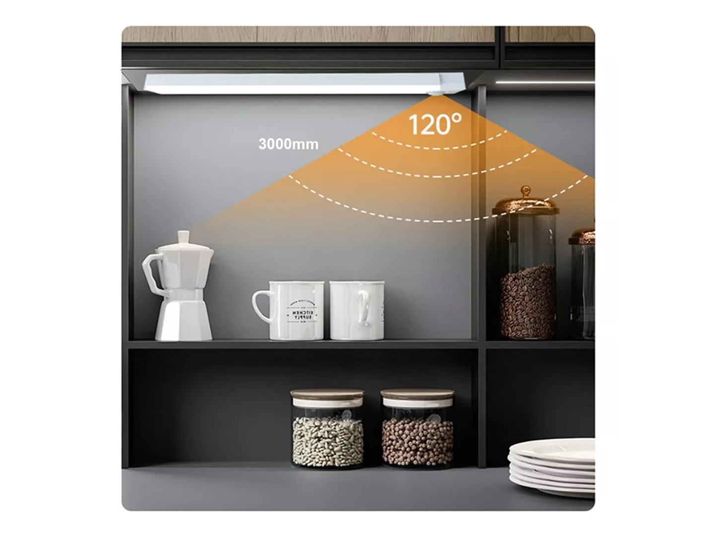 Luz Led Adhesiva Recargable 30cm con sensor 15450 6