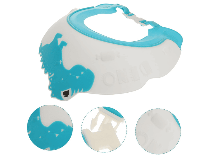 Gorro de ducha ajustable para bebés Verde Azulado 16554 3