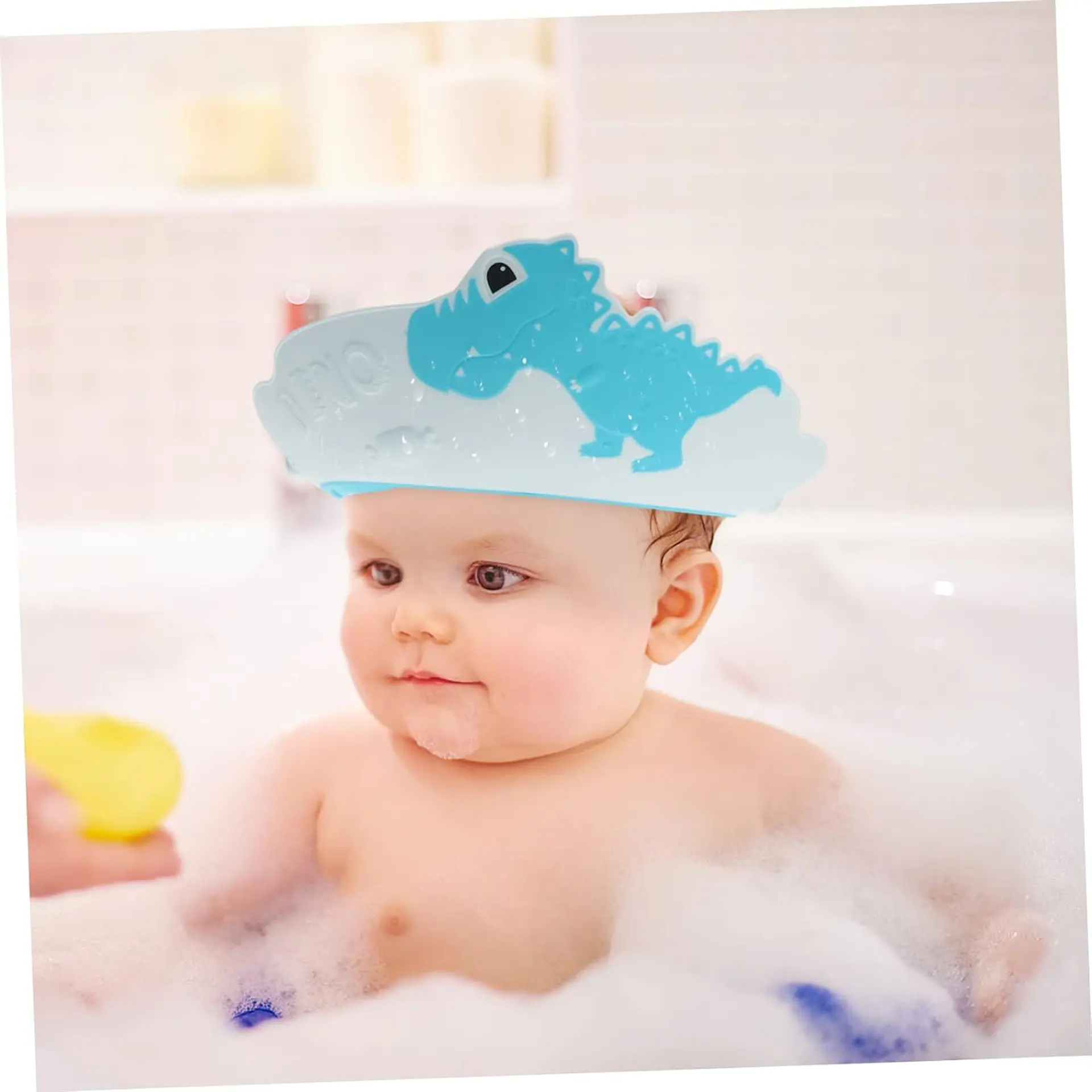 Gorro de ducha ajustable para bebés Verde Azulado 16554 4